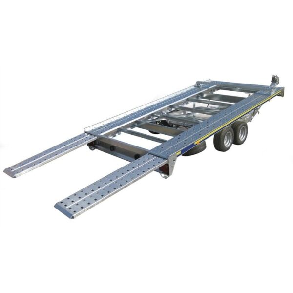 Remorque Porte-Voiture Professionnelle Freinée 2000 kg – PVPRO 200 TRELGO Livrée montée