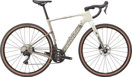 Vélo de Gravel Cannondale Topstone Carbon 3 Shimano GRX 12V 700mm Beige