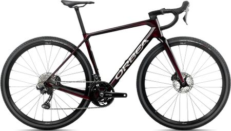 Vélo de Gravel Orbea Terra M20TEAM Shimano GRX 12V 700 mm Rouge Wine Carbon View 2025