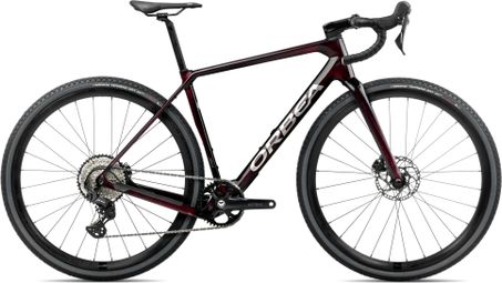 Vélo de Gravel Orbea Terra M30TEAM 1X Shimano GRX 12V 700 mm Rouge Wine Carbon View 2025