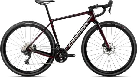 Vélo de Gravel Orbea Terra M30TEAM Shimano GRX 12V 700 mm Rouge Wine Carbon View 2025