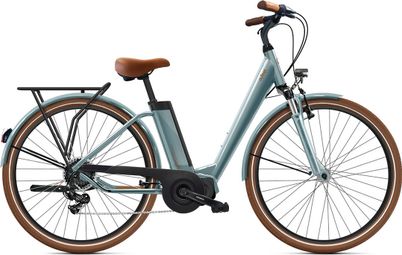 Vélo de Ville Électrique O2 Feel iVog City Up 3.1 Shimano Tourney 7V 400 Wh 28'' Gris Perle