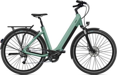 VTC Électrique O2 Feel iSwan Explorer Up Univ 6.1 Shimano Alivio 9V 432 Wh 27.5'' Vert Canopée