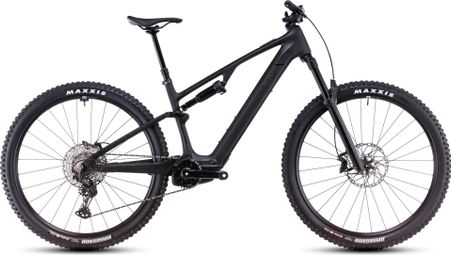 VTT Électrique Tout-Suspendu Cube AMS Hybrid One44 C:68X Race 400X Shimano Deore XT 12V 400 Wh 29'' Noir Blackline 2025