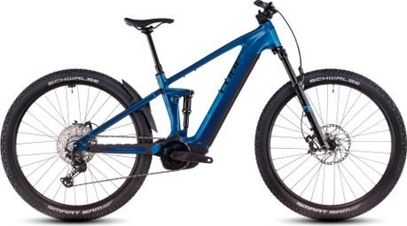 VTT Électrique Tout-Suspendu Cube Stereo Hybrid One22 SLX 800 Shimano Deore/Deore XT 12V 800 Wh 29'' Bleu Electric 2025