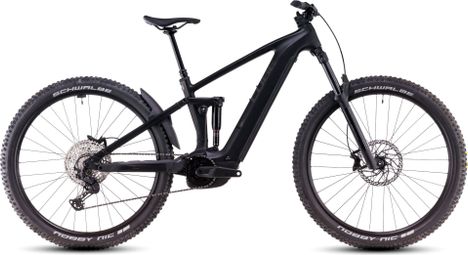 VTT Électrique Tout-Suspendu Cube Stereo Hybrid One44 EX 800 Shimano Deore/Deore XT 12V 800 Wh 27.5'' Noir Blackline 2025