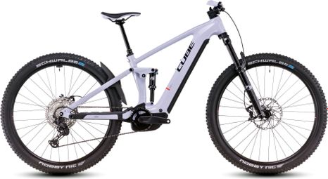 VTT Électrique Tout-Suspendu Cube Stereo Hybrid One44 EXC 800 Shimano Deore XT 12V 800 Wh 29'' Violet Rose Cyclamen 2025