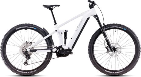 VTT Électrique Tout-Suspendu Cube Stereo Hybrid One44 EXC 800 Shimano Deore XT 12V 800 Wh 29'' Blanc Marble 2025