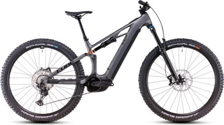 VTT Électrique Tout-Suspendu Cube Stereo Hybrid One44 HPC SLX 800 Shimano Deore XT 12V 800 Wh 27.5'' Gris Slab 2025