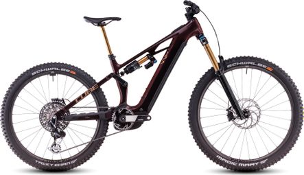 VTT Électrique Tout-Suspendu Cube Stereo Hybrid One77 HPC SLT 800 Sram XX Eagle AXS 12V 800 Wh 29''/27.5'' Orange Violet Solareclipse 2025